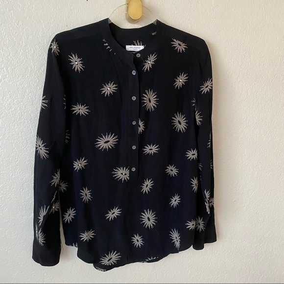 Equipment Ava silk black blouse size small - Picture 3 of 12